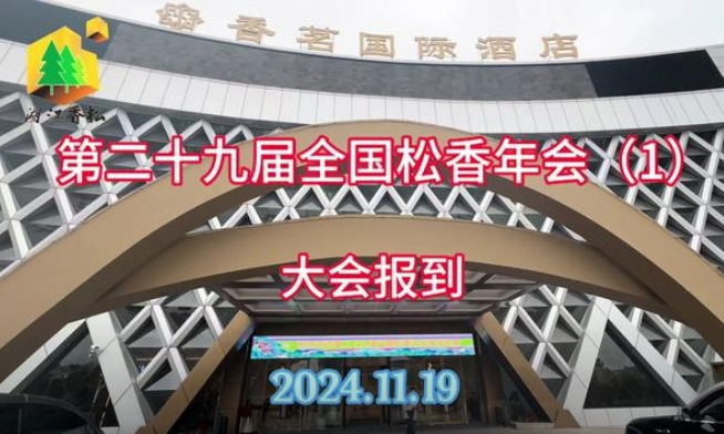 第二十九届全国松香年会（1）