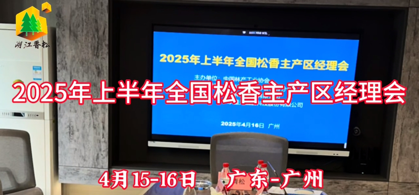 2025年上半年全国松香主产区经理会